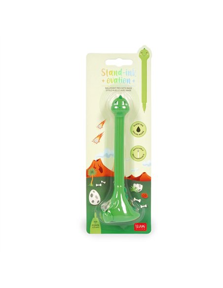 Stylo à Bille Dino avec Base - Stand-Ink Ovation - LEGAMI