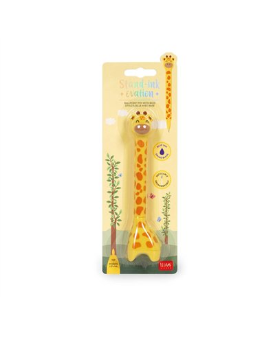 Stylo à Bille Giraffe avec Base - Stand-Ink Ovation - LEGAMI