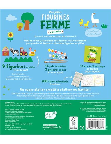 Mes jolies figurines ferme à peindre