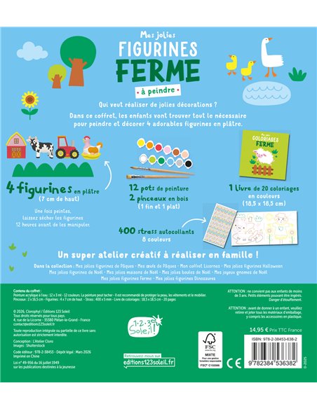 Mes jolies figurines ferme à peindre
