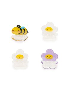 Set de 4 Mini Barrettes à Cheveux Bee - Clip me up! - Legami 2