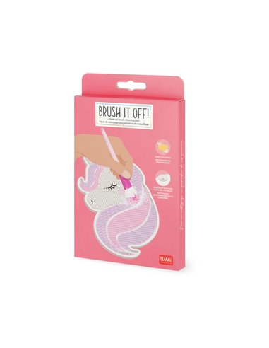 Tapis de Nettoyage pour Pinceaux de Maquillage Unicorn - Brush it Off! - Legami