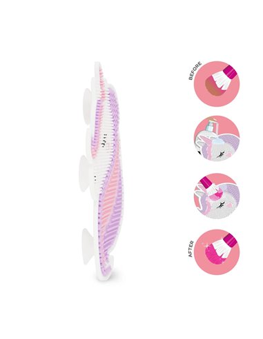 Tapis de Nettoyage pour Pinceaux de Maquillage Unicorn - Brush it Off! - Legami