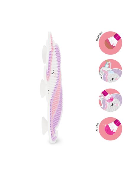 Tapis de Nettoyage pour Pinceaux de Maquillage Unicorn - Brush it Off! - Legami