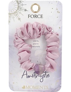 Heart Moments Scrunchie pierre précieuse - améthyste