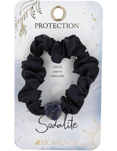 Heart Moments Scrunchie pierre précieuse - sodalite