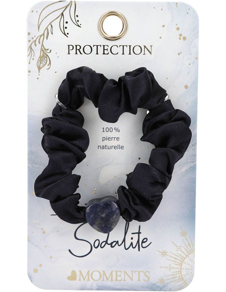 Heart Moments Scrunchie pierre précieuse - sodalite