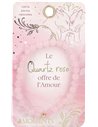 Heart Moments pierre précieuse Bracelet - le qwartz rose