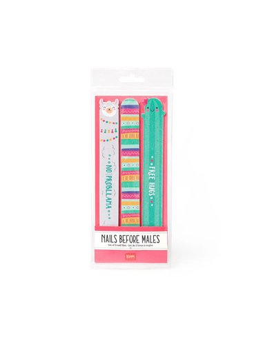 Set de 3 Limes à Ongles Llama - Nails Before Males - LEGAMI