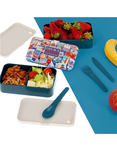 LUNCH BOX - BOÎTE REPAS - TRAVEL - Legami