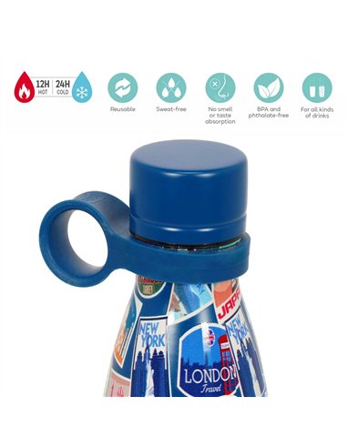 HOT & COLD - GOURDE THERMIQUE - TRAVEL 500ml - LEGAMI