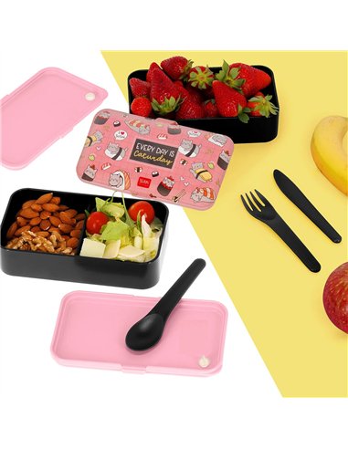 LUNCH BOX - BOÎTE REPAS - SUSHI CAT - LEGAMI
