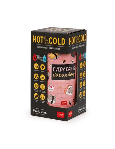 HOT & COLD - VERRE ISOTHERME - SUSHI CAT - LEGAMI