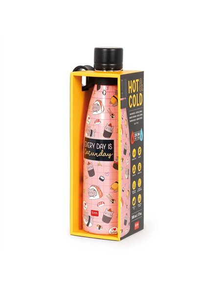 HOT & COLD - GOURDE THERMIQUE - SUSHI CAT 500ml - LEGAMI