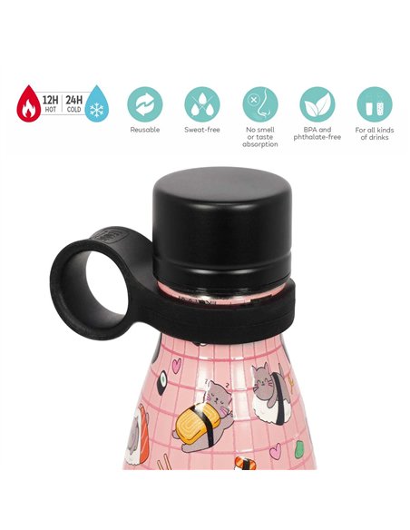 HOT & COLD - GOURDE THERMIQUE - SUSHI CAT 500ml - LEGAMI