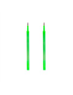 Set de 2 Recharges pour Stylo à Encre Gel - Lovely Friends - vert néon - LEGAMI