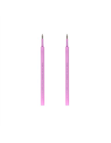 Set de 2 Recharges pour Stylo à Encre Gel - Lovely Friends - violet - LEGAMI