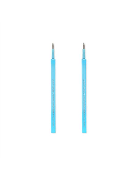 Set de 2 Recharges pour Stylo à Encre Gel - Lovely Friends - bleu turquoise - LEGAMI