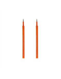 Set de 2 Recharges pour Stylo à Encre Gel - Lovely Friends - orange - LEGAMI