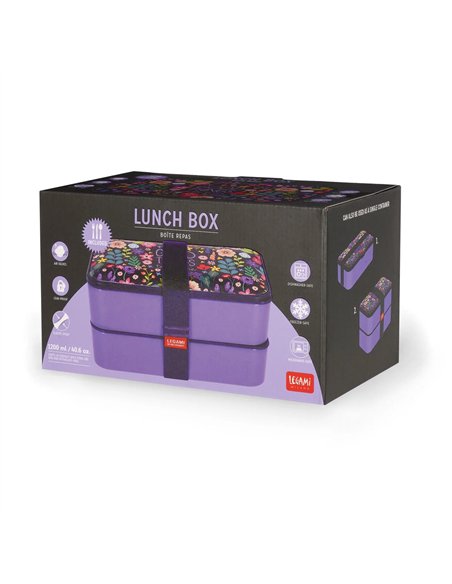 LUNCH BOX - BOÎTE REPAS - FLOWERS - Legami