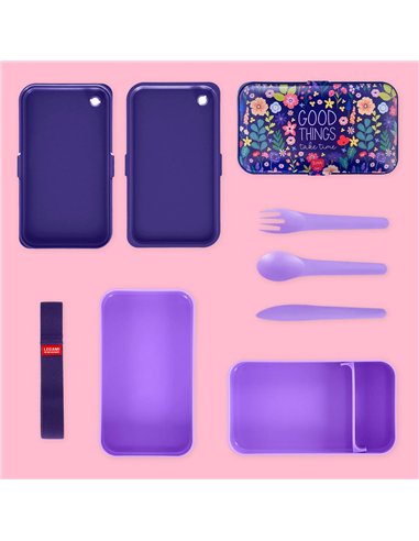 LUNCH BOX - BOÎTE REPAS - FLOWERS - Legami