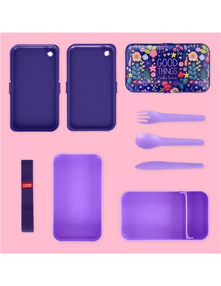 LUNCH BOX - BOÎTE REPAS - FLOWERS - Legami