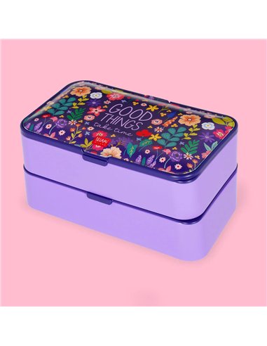 LUNCH BOX - BOÎTE REPAS - FLOWERS - Legami