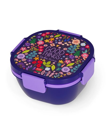 Boîte Repas 1700 ml - Flowers- Lunch Box - LEGAMI