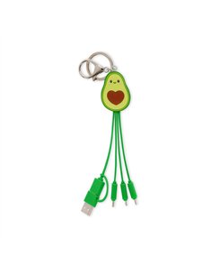 Câble 6-en-1 de Charge Porte-Clés Avocado - Link Up - Legami
