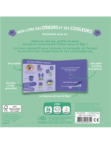 MON LIVRE DES ODEURS ET DES COULEURS - LE PRINTEMPS - Auzou