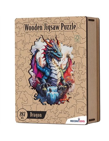 Puzzle en bois Dragon 287 pcs - Recent Toys