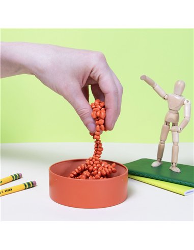Crags - pâte antistress magnétique - Corail