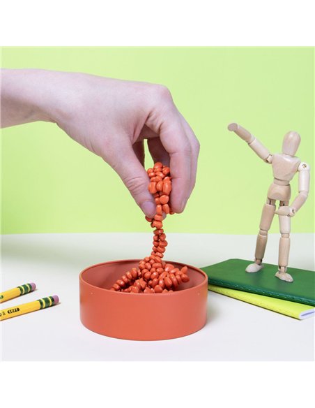 Crags - pâte antistress magnétique - Corail