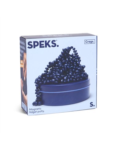 Crags - pâte antistress magnétique - indigo