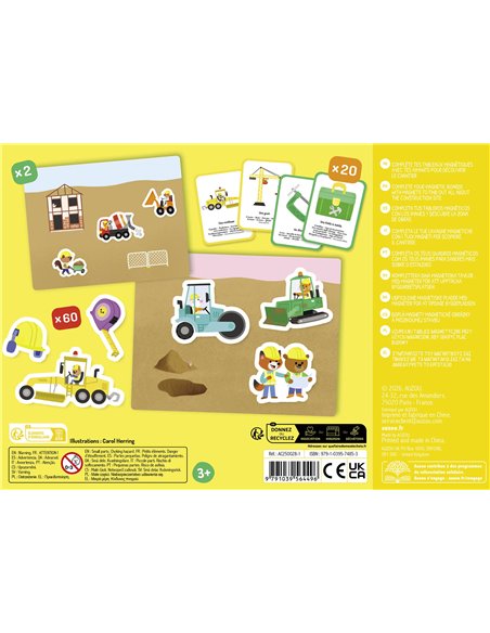 MON PETIT COFFRET AIMANTÉ - LE CHANTIER - Auzou