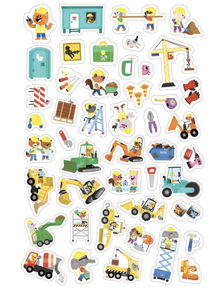 MON PETIT COFFRET AIMANTÉ - LE CHANTIER - Auzou