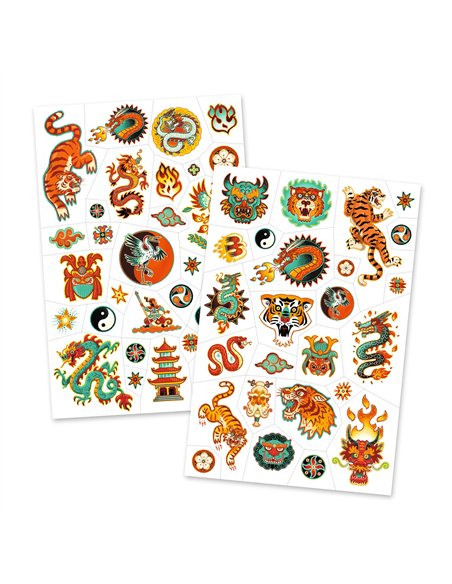 Tatouages Esprit Martial Djeco