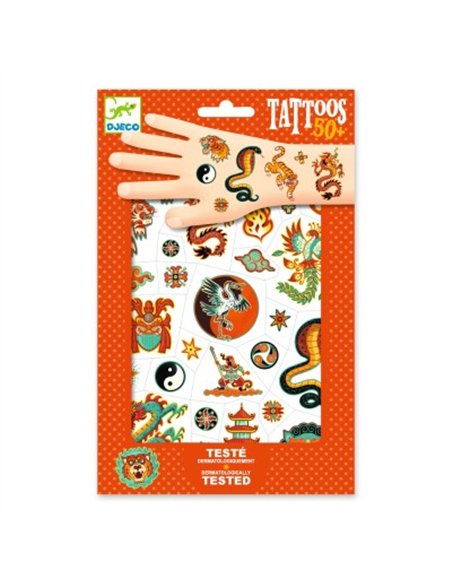 Tatouages Esprit Martial Djeco
