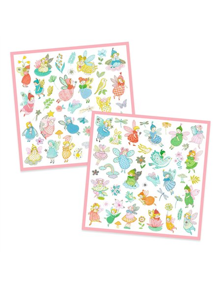 Stickers textures Scintillantes Fees Djeco