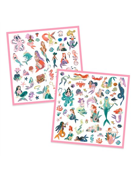 Stickers textures Scintillantes Sirenes Djeco