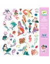Stickers textures Scintillantes Sirenes Djeco
