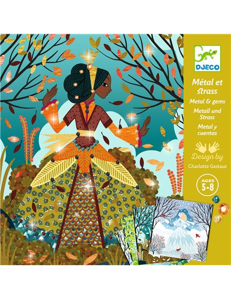 Collages Des robes couleur du temps Djeco