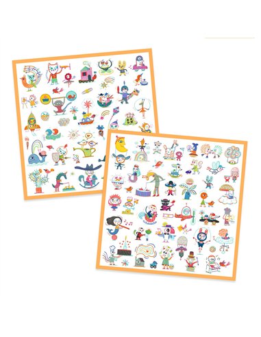 Stickers papier Gazette Djeco