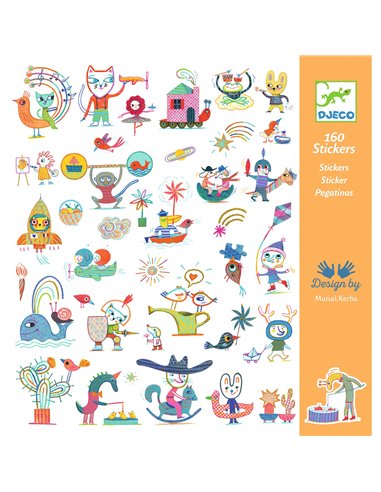 Stickers papier Gazette Djeco