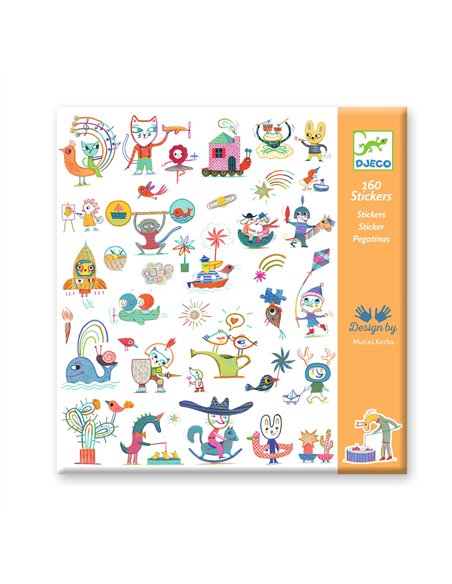 Stickers papier Gazette Djeco