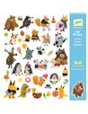 Stickers papier Fluffy Friends Djeco