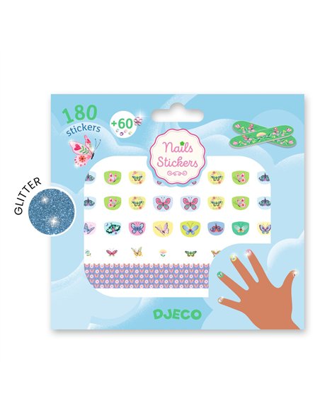 Nails stickers Papillons de printemps Djeco