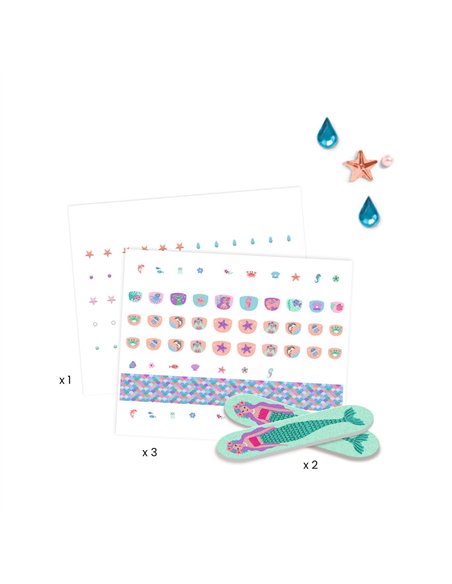 Nails stickers Douceur marine Djeco