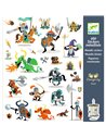 Stickers papier Chevaliers Djeco
