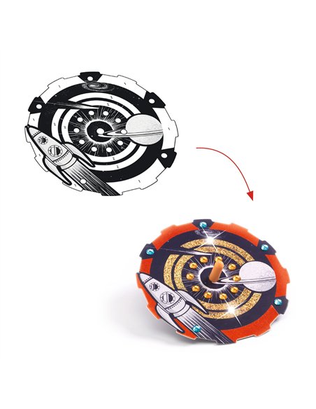 Toupies DIY Hypno cosmos Djeco